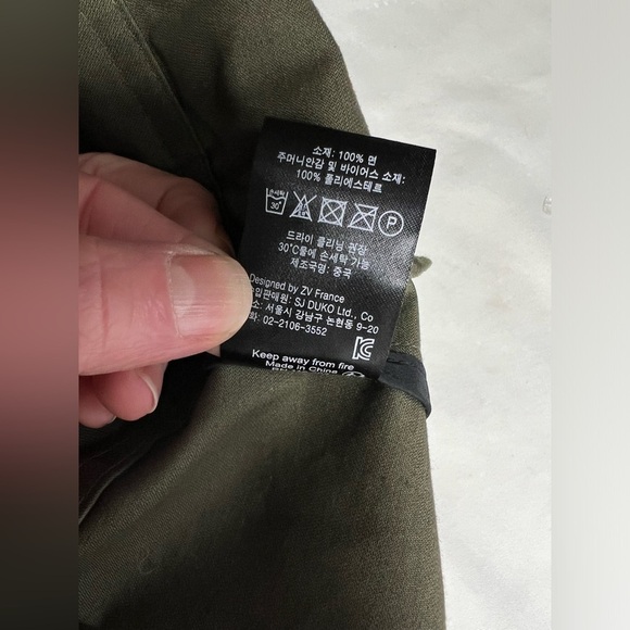 ZADIG & VOLTAIRE Olive green KALENA military style jacket size S. - Picture 13 of 15